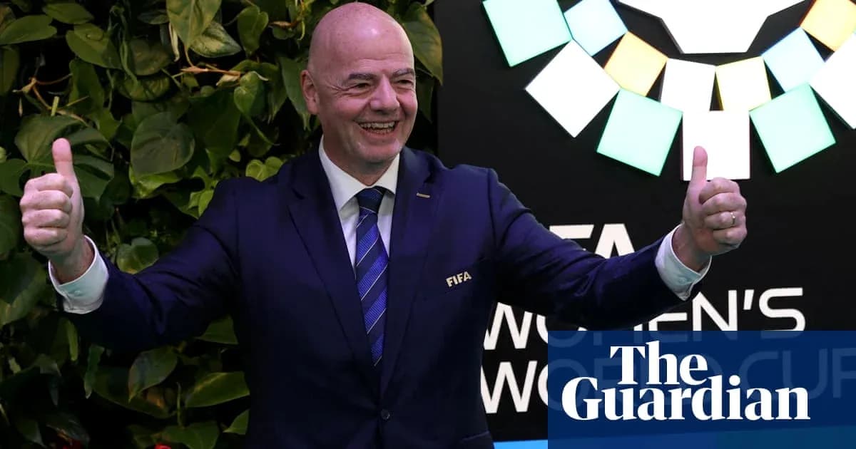 FIFA president giving thumbs up at event FIFA president giving thumbs up at event