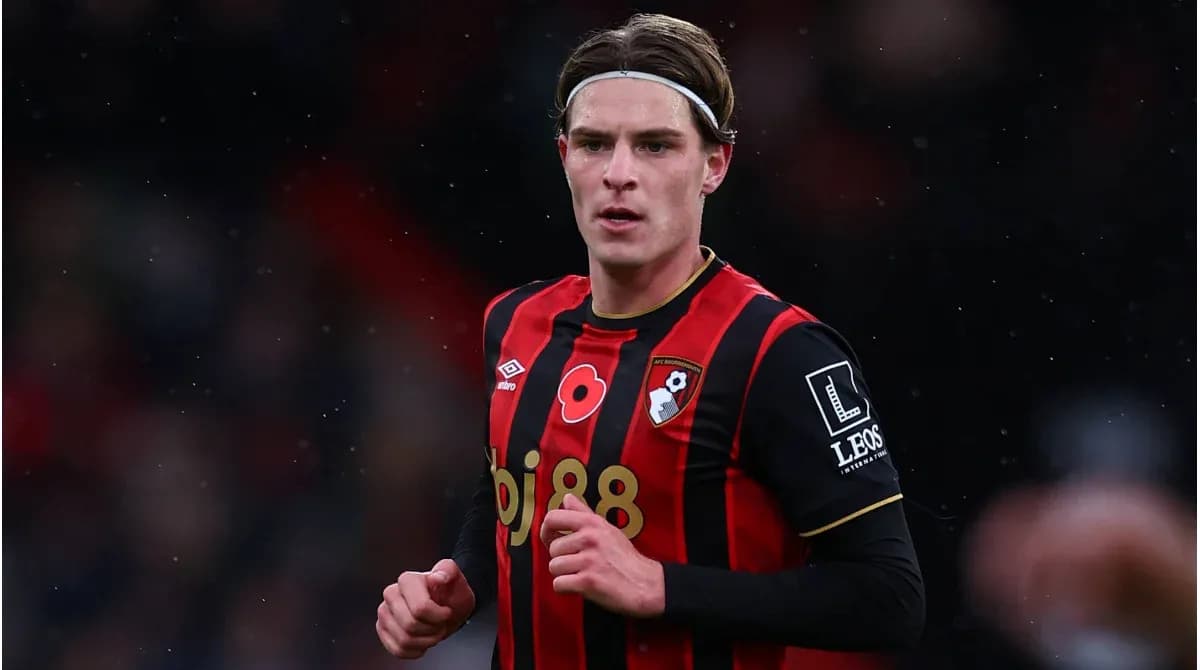 AFC Bournemouth player running on the pitch AFC Bournemouth player running on the pitch