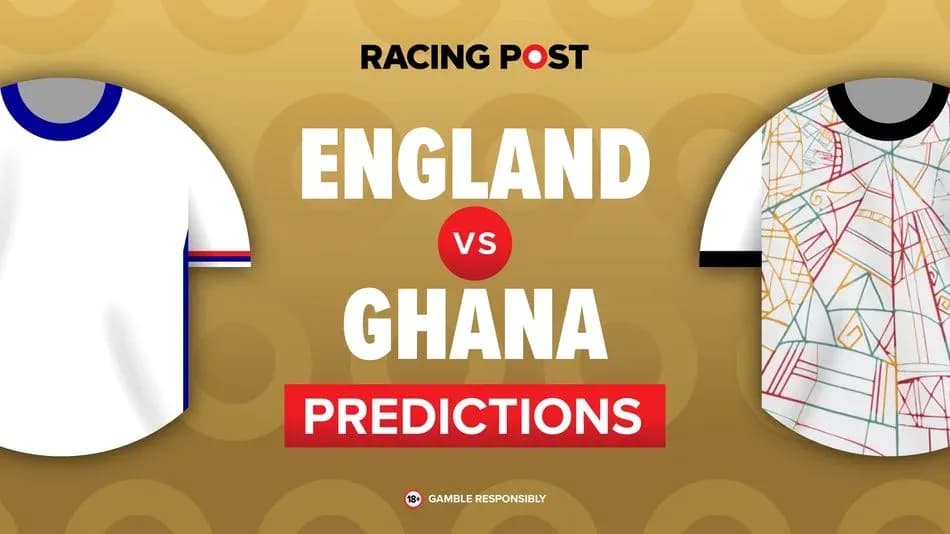England and Ghana jerseys with match predictions England and Ghana jerseys with match predictions