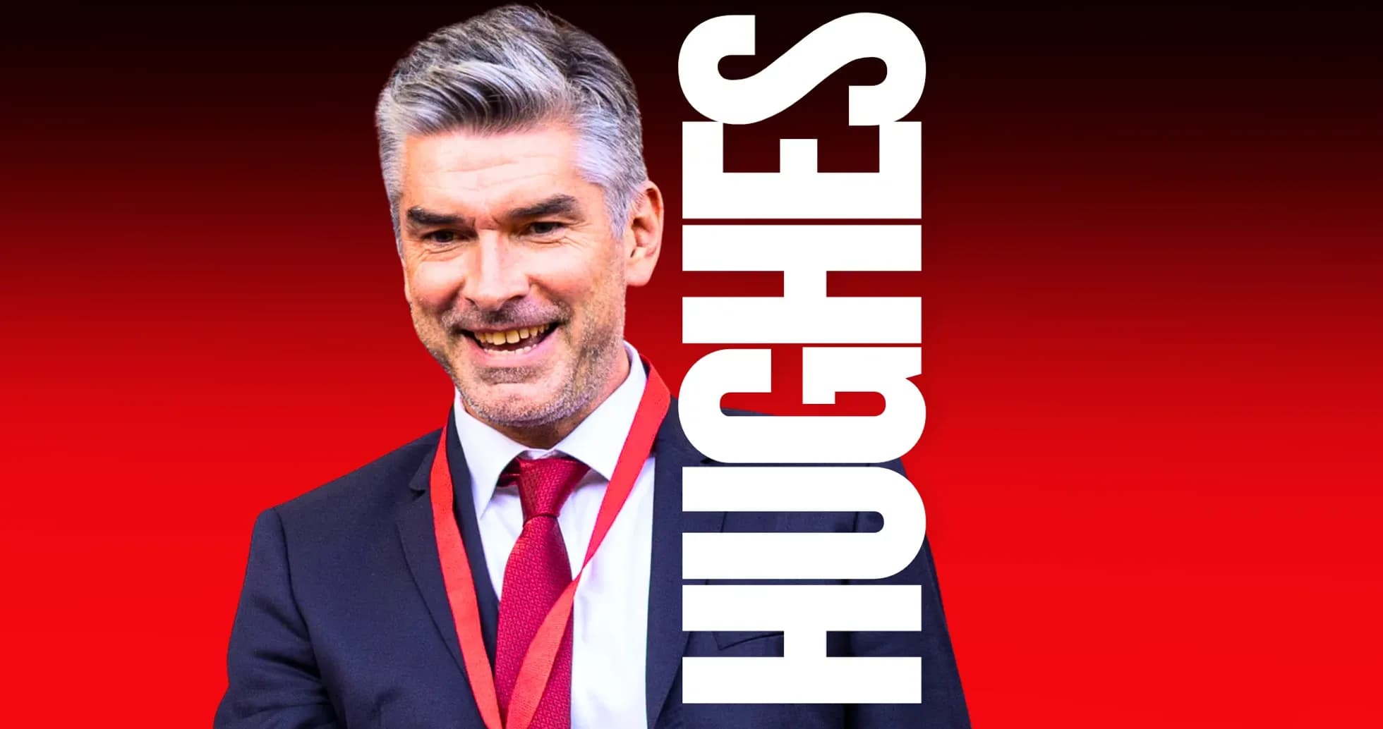 Shirted man smiling with red background Shirted man smiling with red background