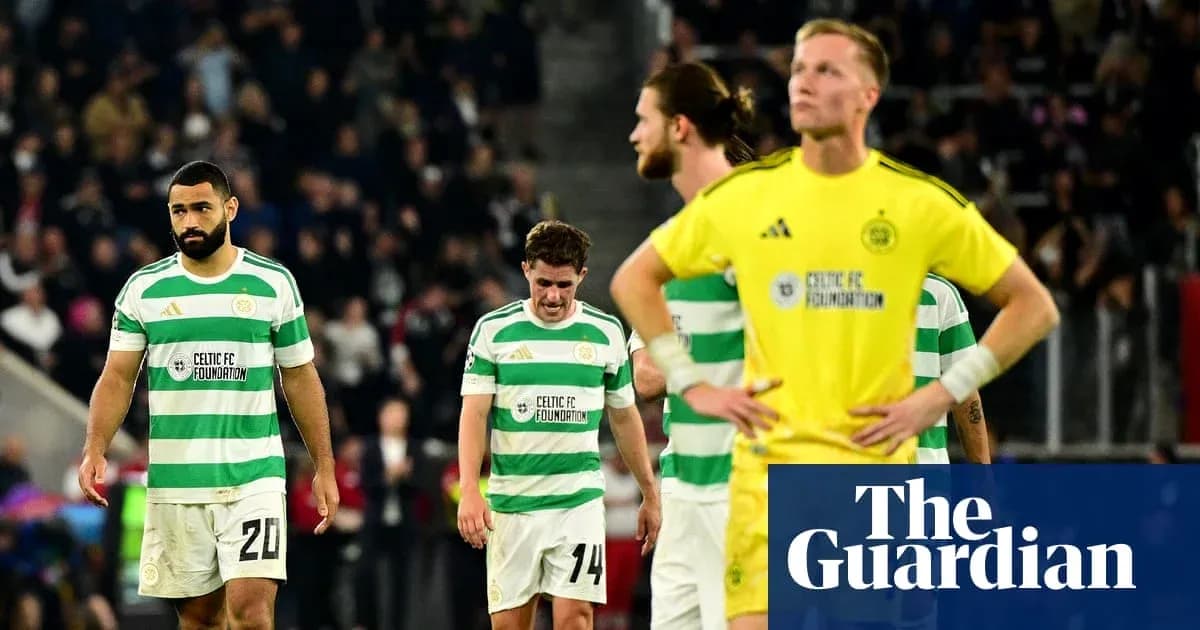 Celtic FC players walking off the pitch after match Celtic FC players walking off the pitch after match