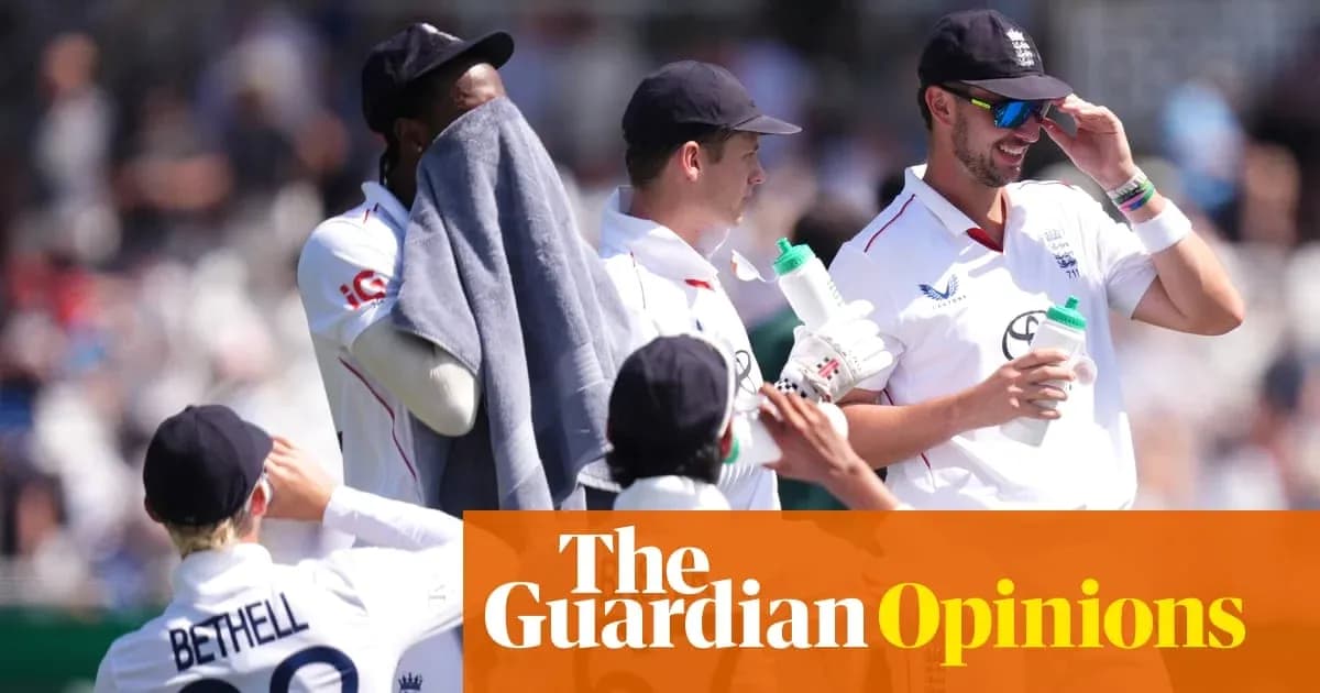 England cricket players taking a break during match England cricket players taking a break during match